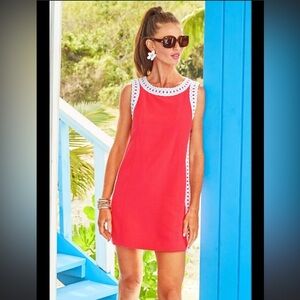 Lilly Pulitzer Sadie Romper in Mizner Red Size 12